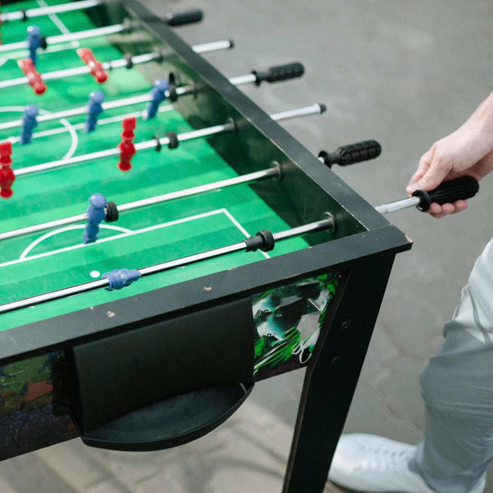 Piezas de empuñadura de fútbol, suministros de futbolín, mango de repuesto, mangos de fútbol de mesa