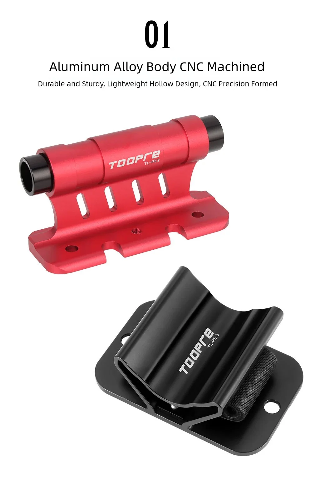 TOOPRE Fahrrad-Vordergabel- und Hinterrad-Halterung für Autodach, Transporthalterung für Schnellspanner/Steckachse, Rennrad- und MTB-Fahrrad-Parkhalterung – Detail 5