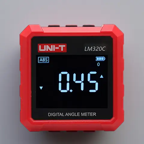 UNI-T Inclinometer LM320C Angle Meter Magnetic Digital Level Gauge 4X90° Protractor Goniometer Electronic Inclinometro