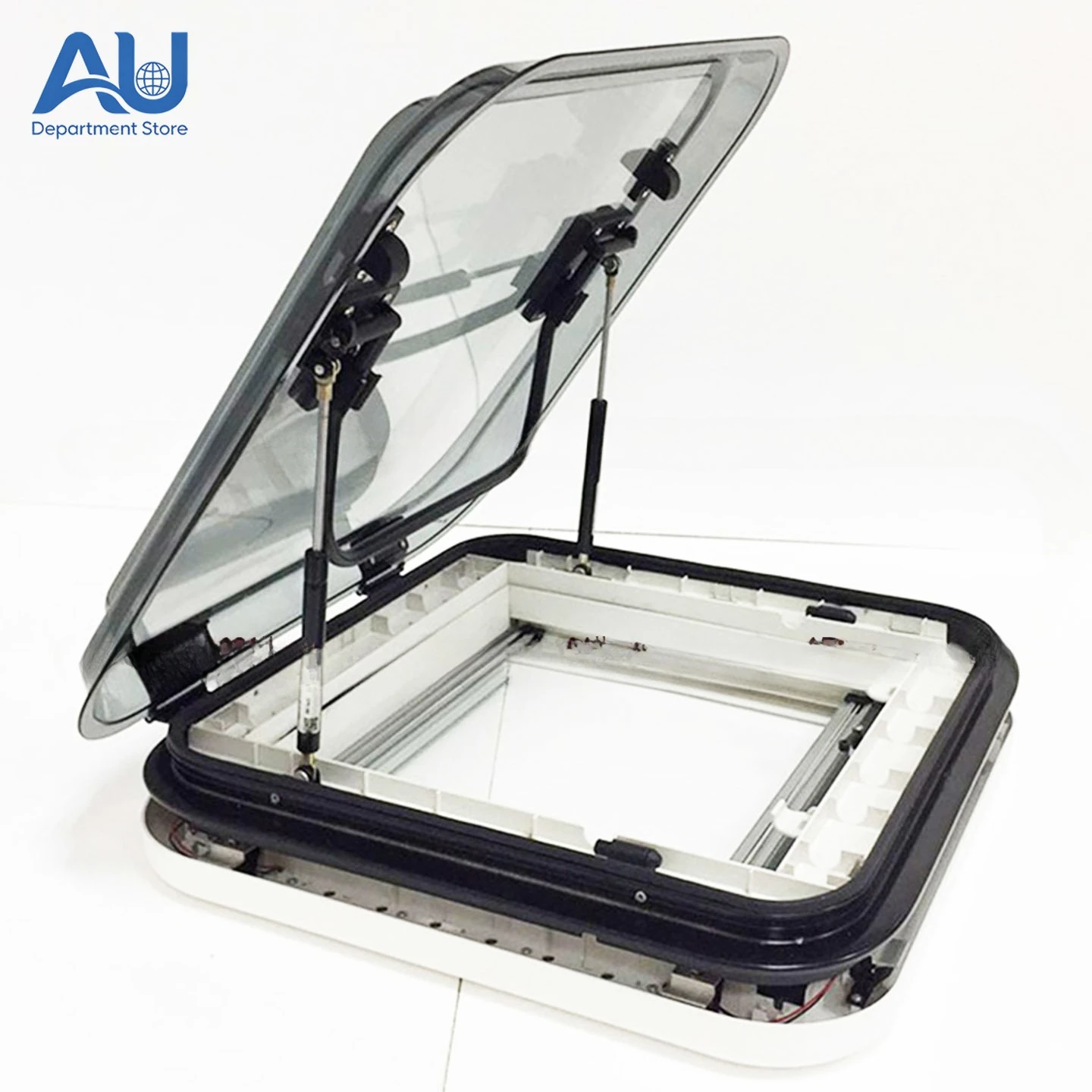 3-Size with LED Light 500/700/800 x 500mm Cut Out for Motorhome Can be customized Large Caravan RV Skylight Roof Vent Hatch