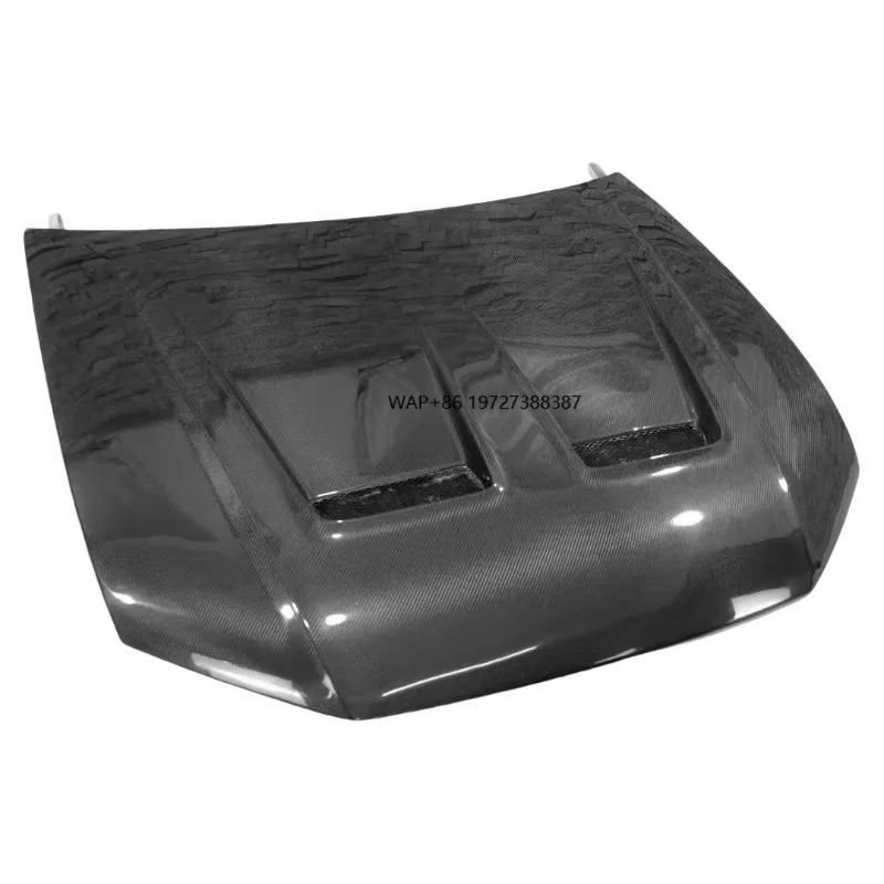 MSY Style Carbon Fiber Engine Hood Cover Front Hood Bonnet for Q   8