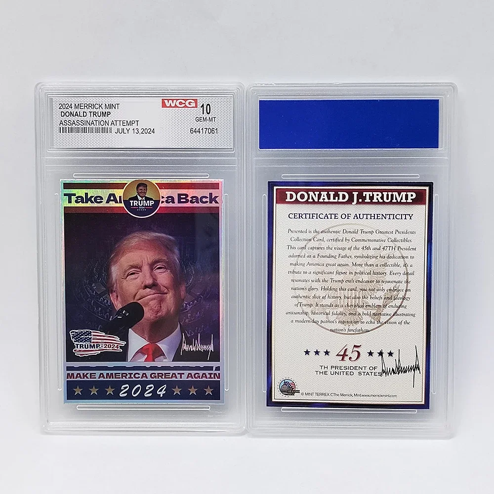 2024 President CARD 45th&47th LAW& ORDER  Donald Trump make American great again  Shot Collection Card Collection