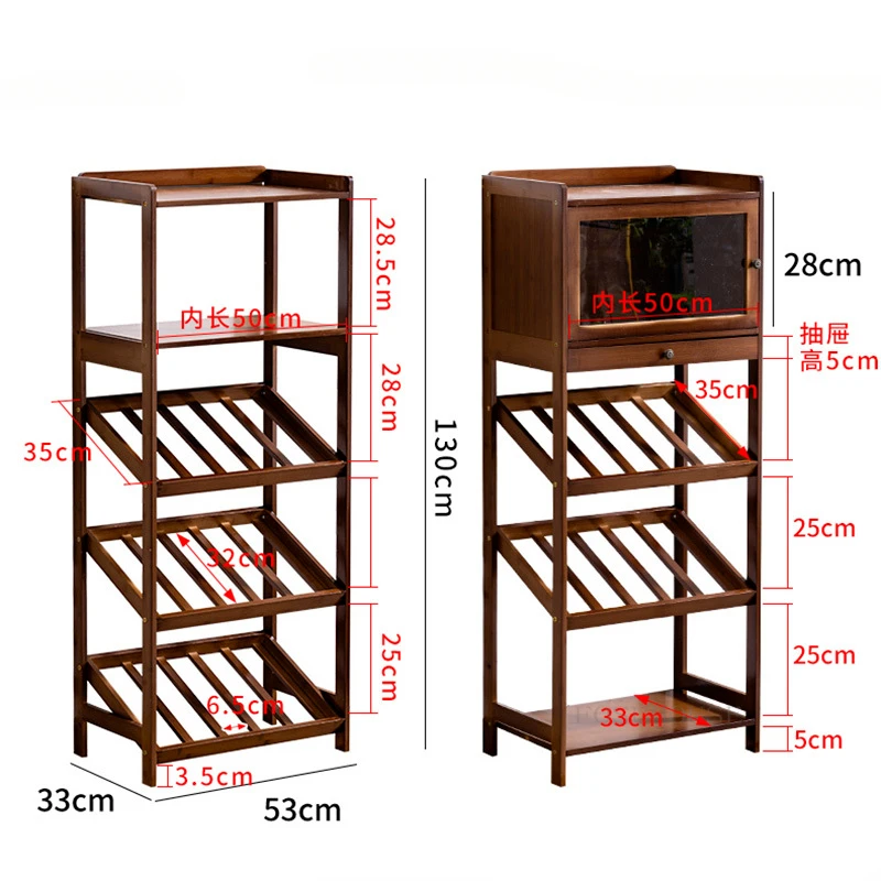 Bambu Wine-Bottle Holder Racks, Racks De Armazenamento Simples, Wine-garrafa Armário, Móveis para Sala, Europeu Villa Floor, Bar e Household, L