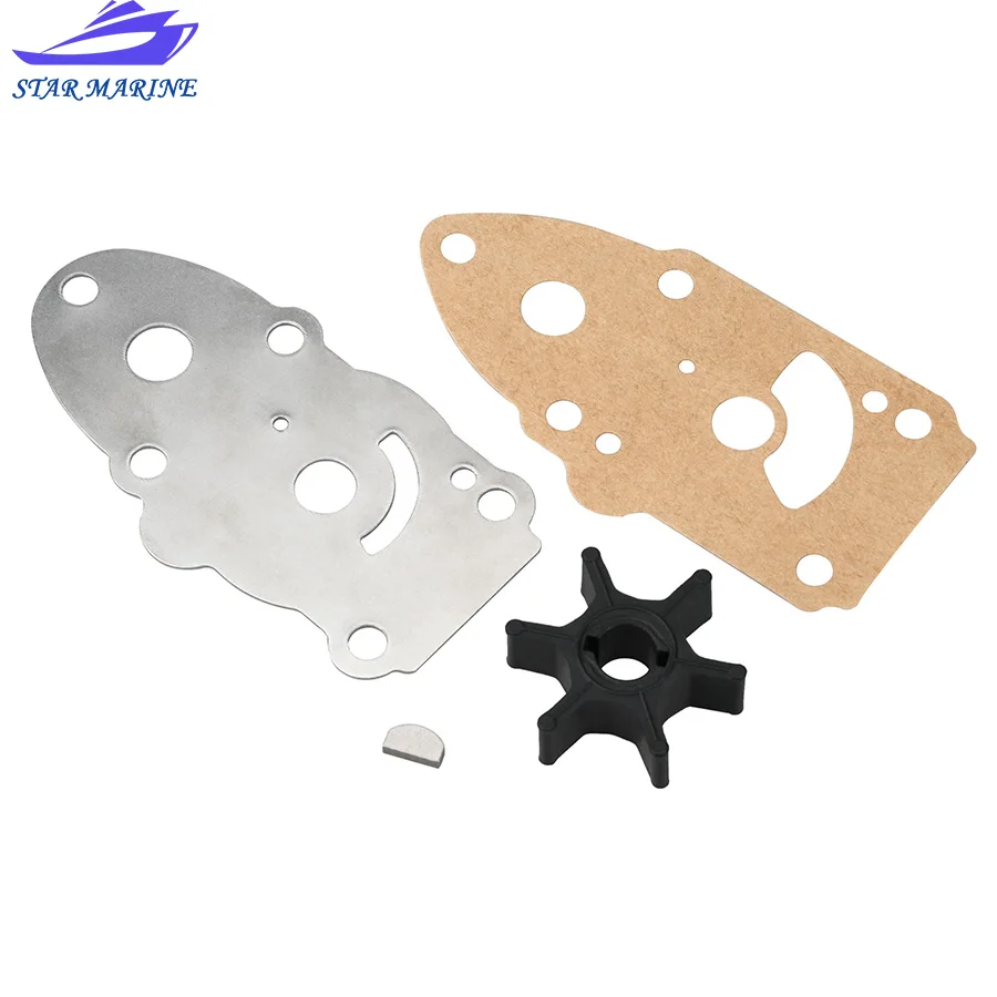 Water Pump Impeller Kit for Suzuki Outboard Parts DT6/8 HP 6 8 9.9 15 HP 17400-98551 18-3259