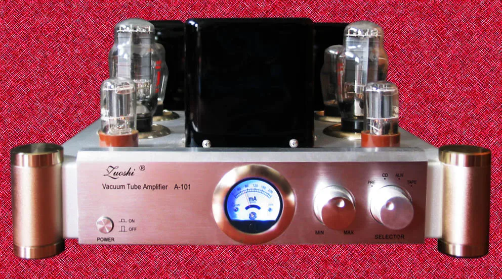 

ZuoShi A101 2A3 3.5W*2 /300B 9W*2 Combination machine Single-ended fever boutique amplifier, output impedance: 0-4Ω-8Ω