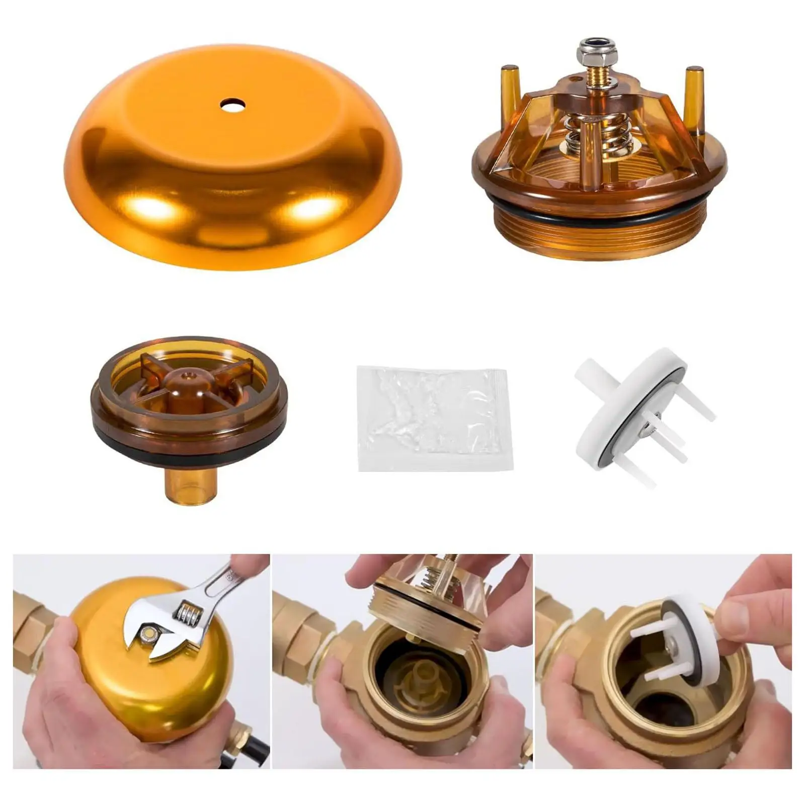 

Bonnet and Poppet Repair Kits Backflow Preventer Replaces Easy Installation