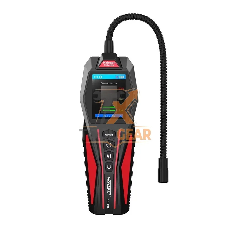 2026hotsale* Noyafa NF-605 Halogen Leak Detector 3 Sensitivity Levels & Alarm Modes for CFCS HCFC HFCS Refrigerant Leaks