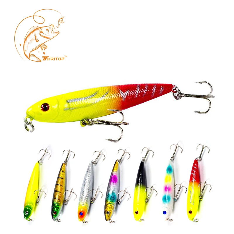Thritop Top Fishing Lure Artificial Pencil Bait 7cm 8.5g 7 różnych kolorów do opcji TP029 Hard Bait Profesjonalne narzędzia wędkarskie — zdjęcie 3