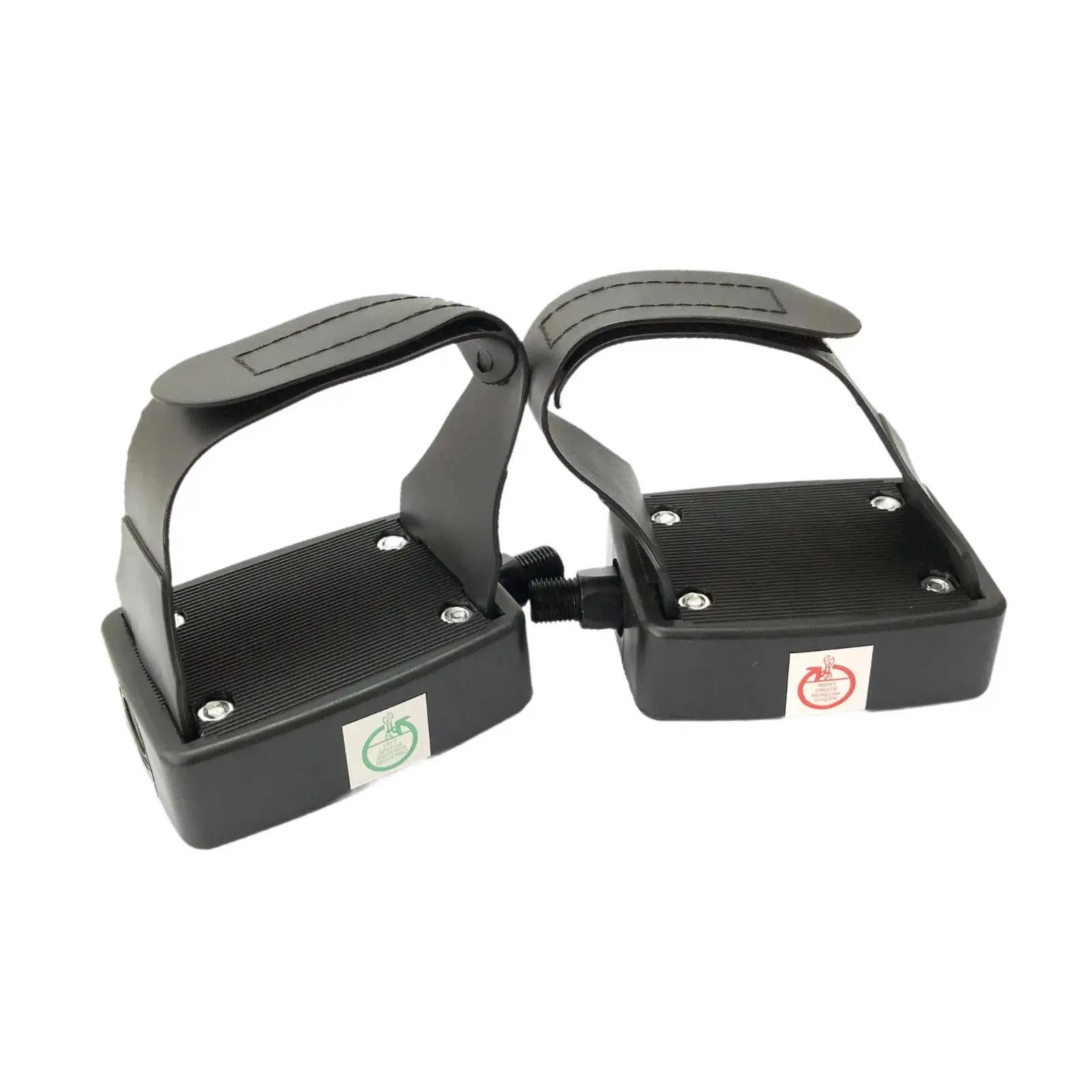 

2Pcs Exercise Bike Pedals Spare Parts Practical Repair Bicycle Pedals for Gym Outdoor Room Bike Screw Thread 0.49inch Repairing