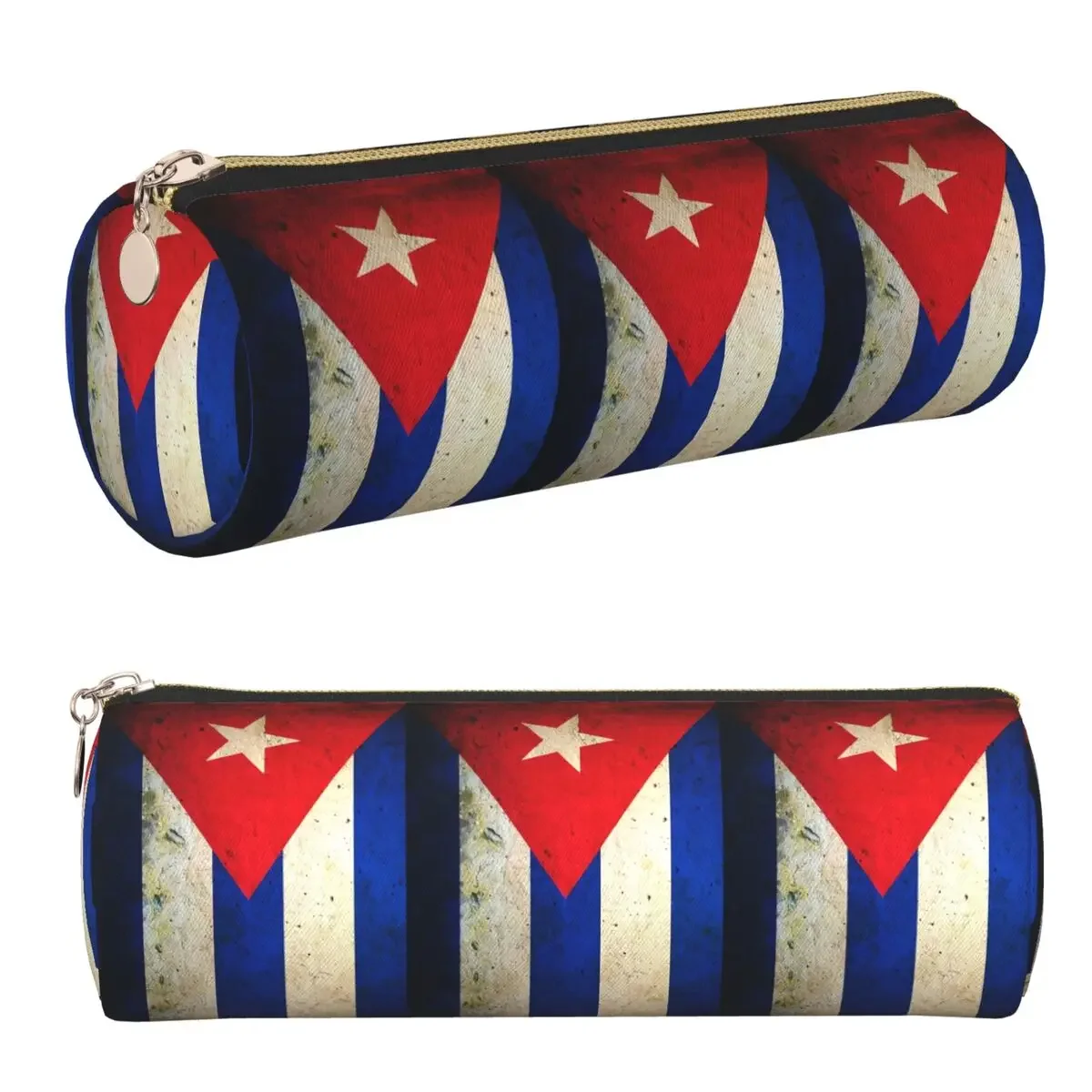 Cuba Cuban Flag Pencil Case Pen Holder Cylinder Pen Box Pencil Bag for Boys Girls Gifts