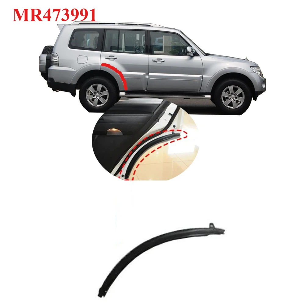 1 or 2 Pcs Door Panel Weatherstrip for Pajero V70 Sealing for Montero V90 Protector Rubber Weather for Shogun V60 V80 MR473991