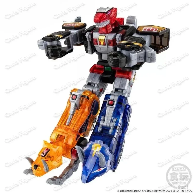 Bandai Smp Power Rangers Japanese Version Megazord in Stock. Transparent Action Figures Toys for Children
