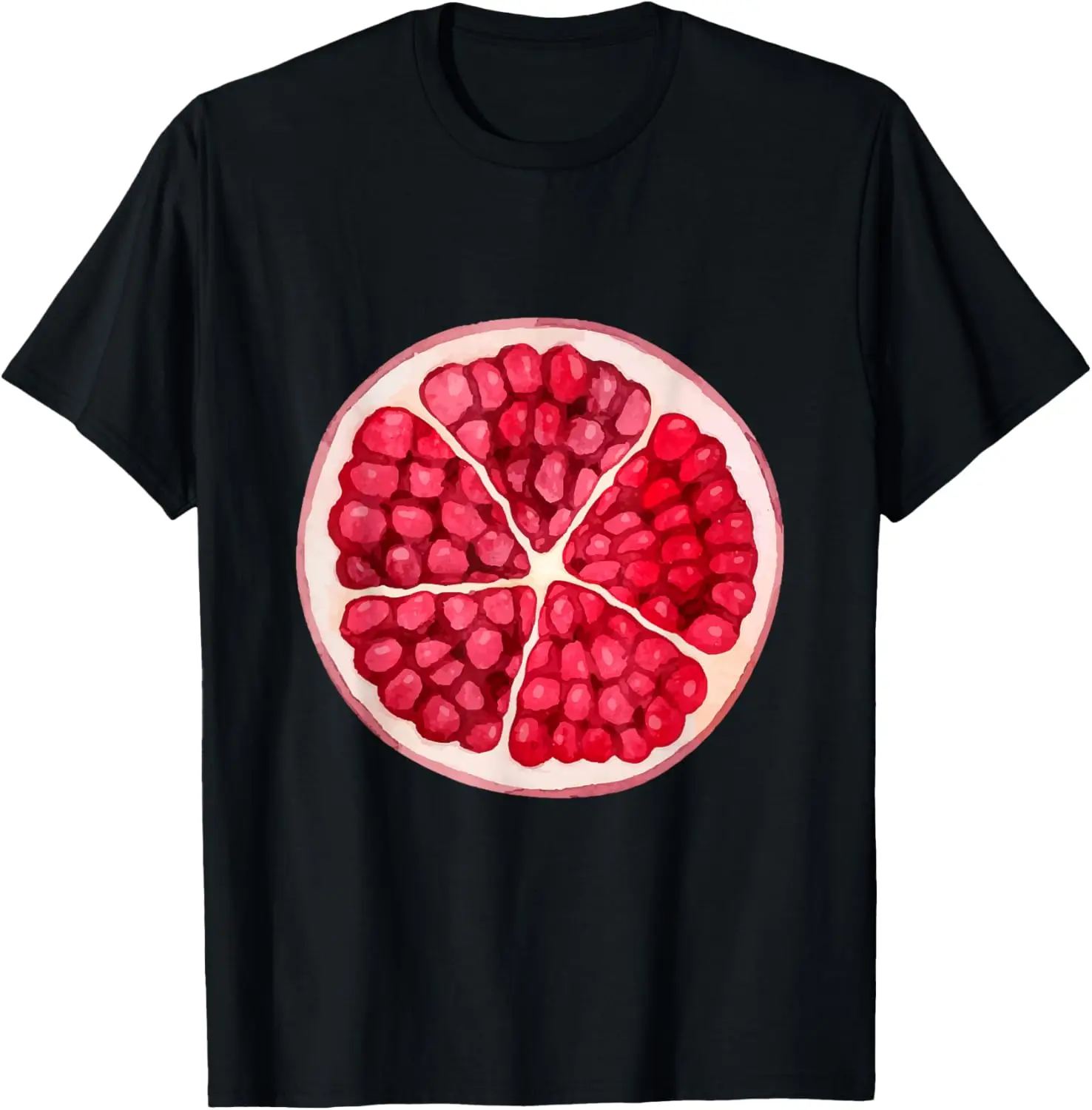 

Pomegranate slice fruit Halloween costume cute vegan t-shirt