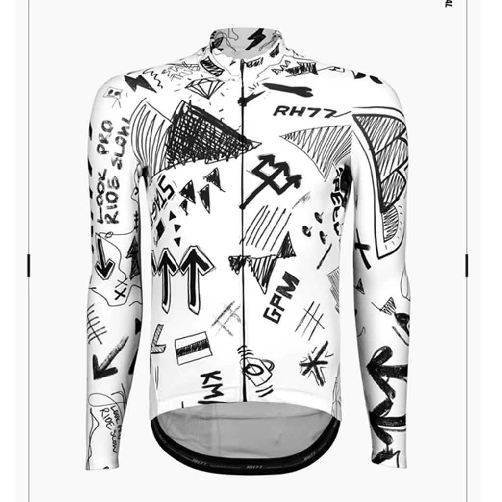 

New Style Men's Long Sleeve Winter Cycling Jerseys Professional Team Camisa De Time Ciclsimo Cycliste Shirt Masculina Bike Tops