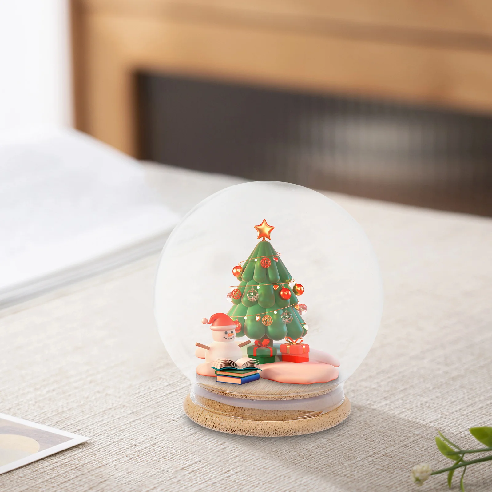 

Clear Glass Dome with Sturdy Base 10Cm X 85Cm Ideal for DIY Keepsake Display Craft Projects Fairy Light Terrarium Home Office