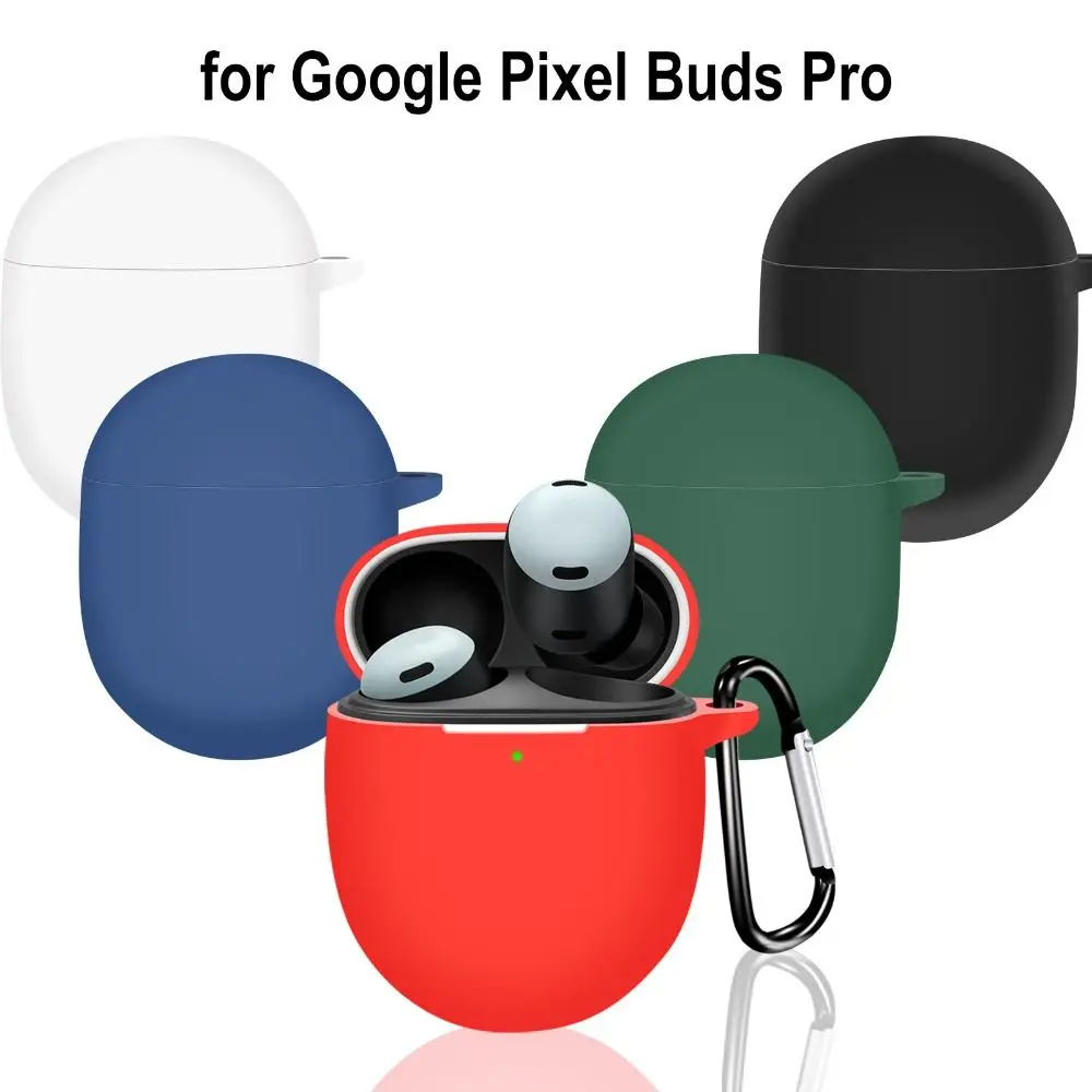 Silicone Wireless Earbuds Case Shockproof Waterproof Charging Box Cover Soft Anti Drop for Google Pixel Buds Pro