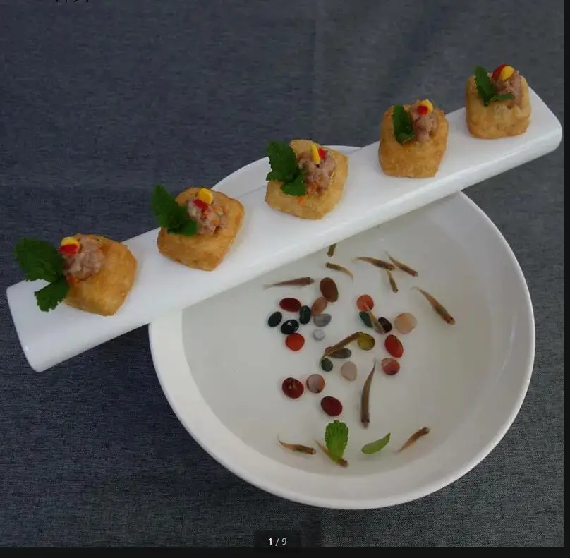 

Белая керамическая тарелка, обеденные тарелки, отель, ресторан, декоративная сковорода для суши, десерта, торта, фруктовый салат, миска для супа