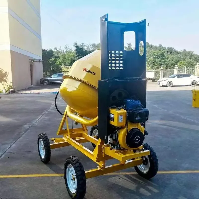 LONTA JH700S 700L Engine Small Portable Cement Concrete Mixer Machine for Sale in Canada Jamaica Nicaragua Trinidad