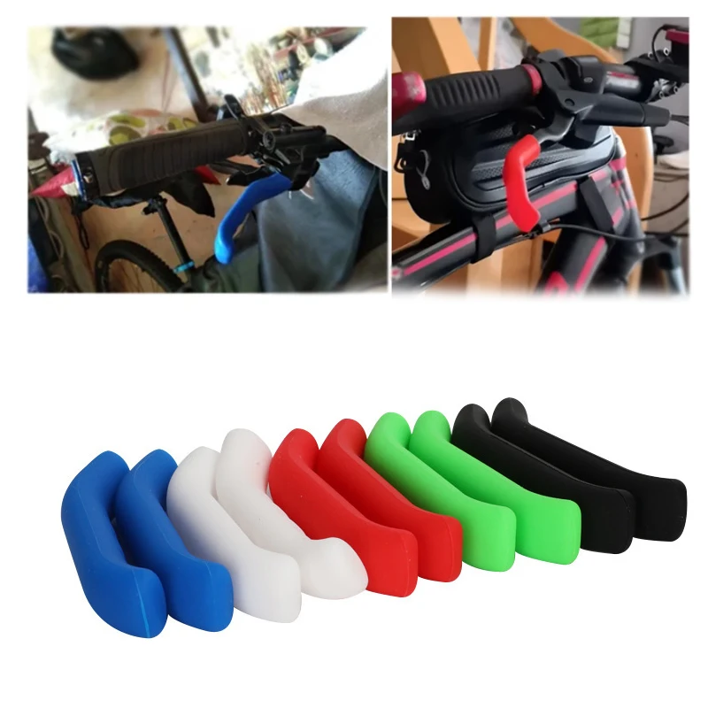 Folding Bicycle Brake Handle Protector Silicone Sleeve Accessories Wear-resistant Tear-resistant Anti-skid Cycling Equipment