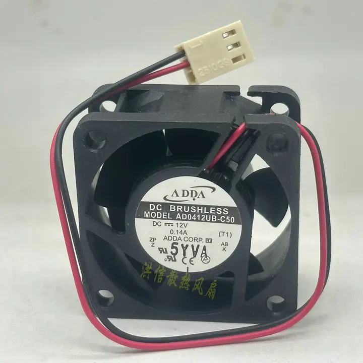 ADDA AD0412UB-C50 Ventola di raffreddamento CC 12 V 0,14 A 40x40x20 mm a 2 fili