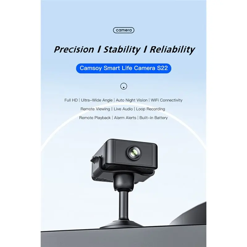 B24B Smart Home Security Camera 2MP Battery Recharge P2P 1080P HD 940Nm IR Vision Wifi IP Camera APP Control Indoor