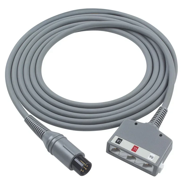 Compatible for IVY Biomedical Systems 7800 7600 ECG Trunk Cable 590317 590406 590323 Radiotransparent X-RAY MRI ECG Cable