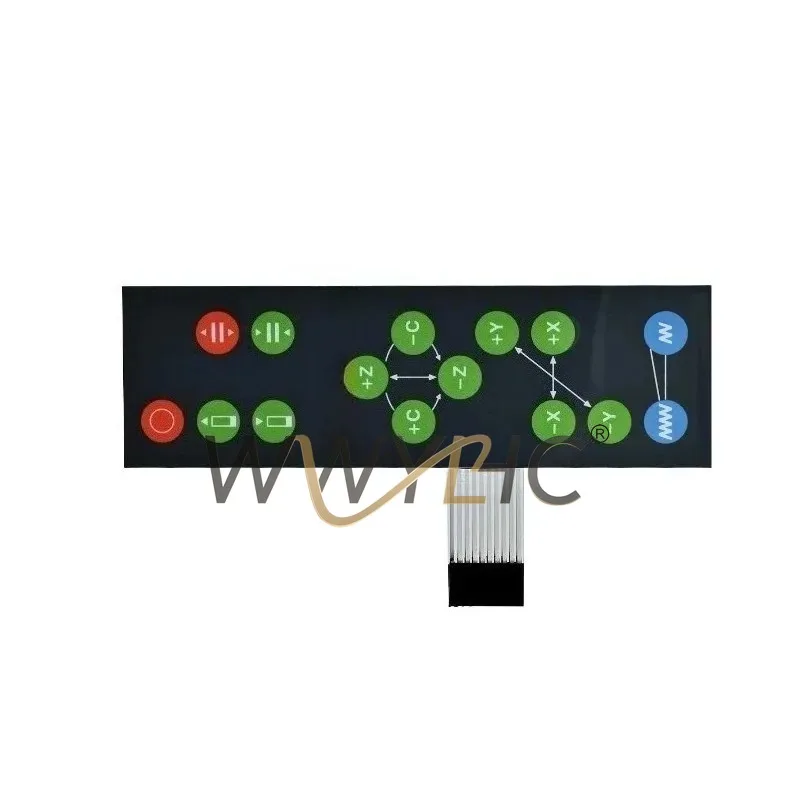 1PC Manual Key Film Keypad Control Panel, Spare Parts Compatible with Charmilles Low Speed Wire EDM Machine