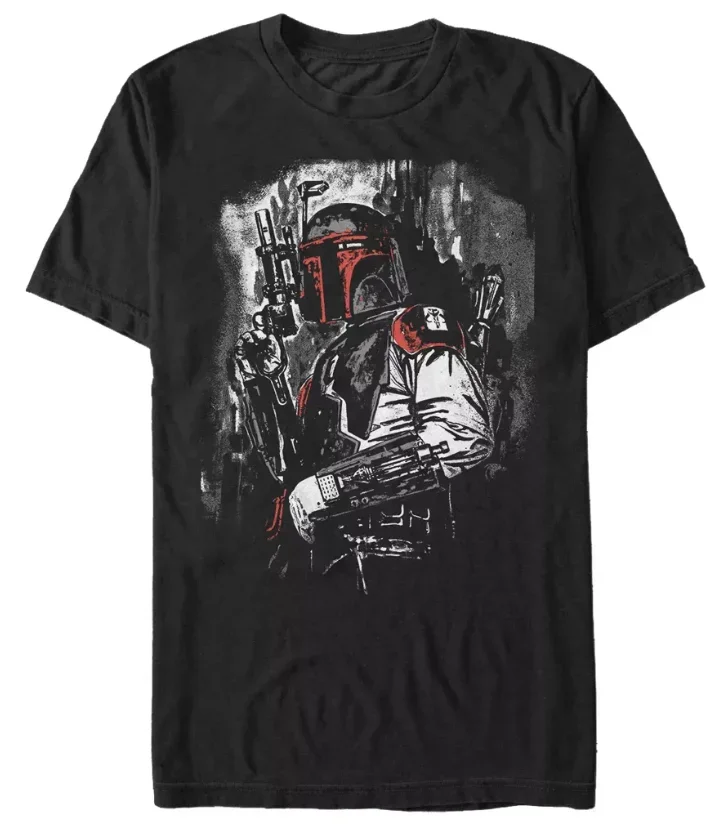 2025 تي شيرت حرب النجوم الأمريكية للرجال والنساء بأكمام قصيرة، الخيال العلمي ريترو عادية مطبوعة حرب النجوم شعار ملابس الشارع الشهير