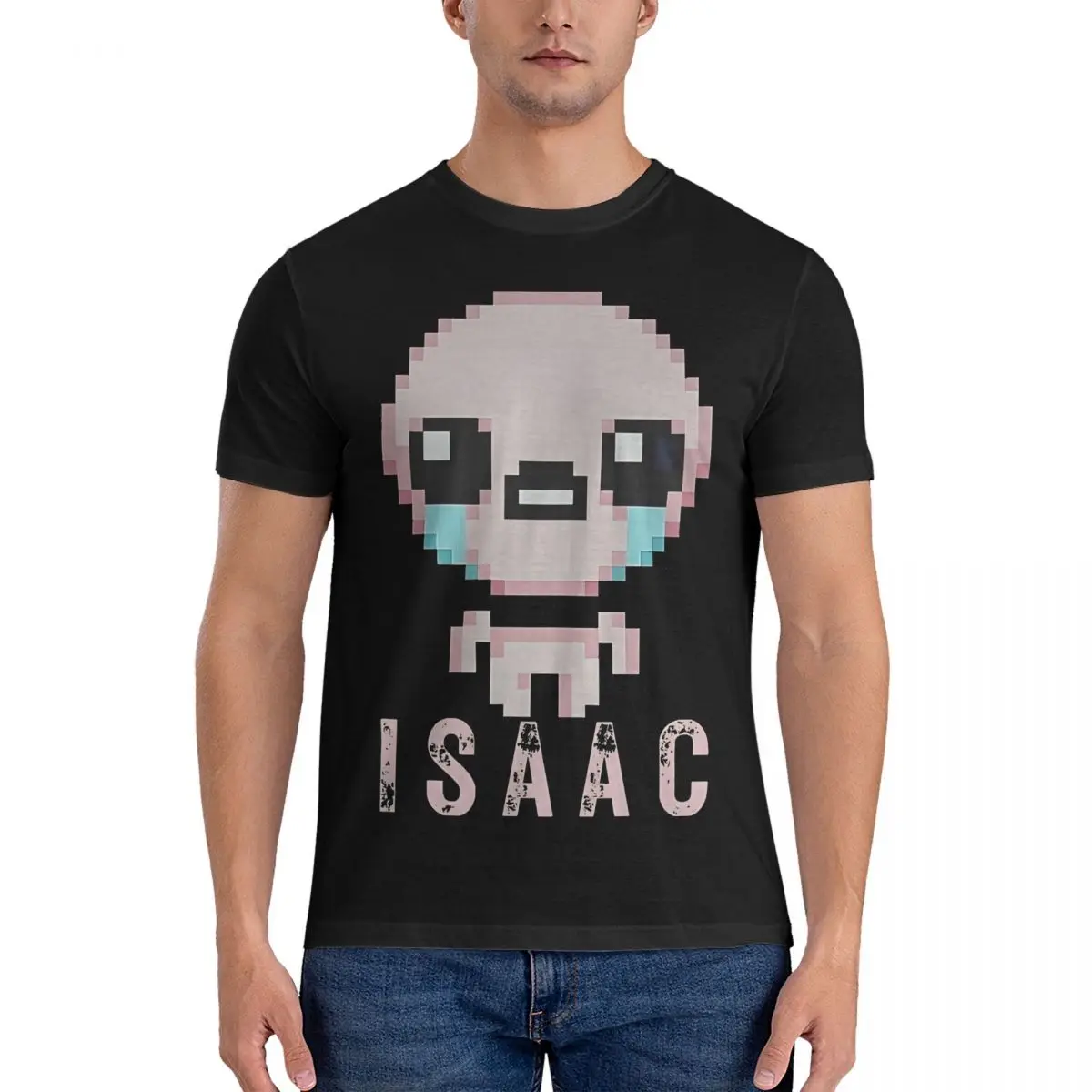 Men GAME T Shirts The Binding of Isaac Pure Cotton Clothing Novelty Short Sleeve O Neck Tee Shirt New Arrival T-Shirt