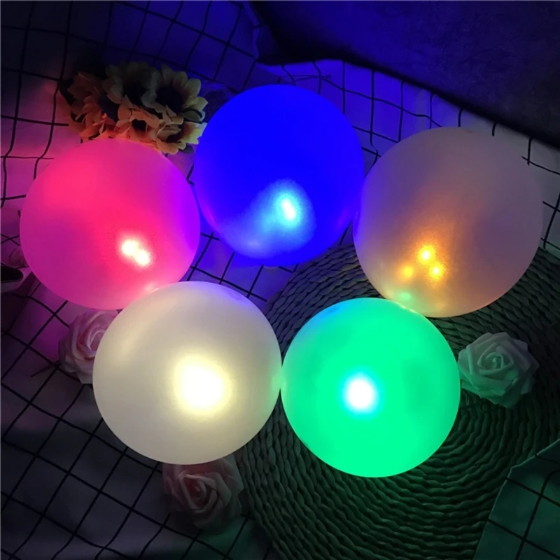 Set of 50 LED Balloon Lights Designed to Transform Any Space into Glitter and Enchanting Setting Enhances Indoor Decor