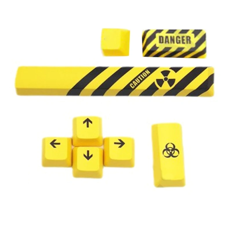 

8PCS Keycaps Space Enter Directions OEM Height Keycap 1.25U 10mm DyeSUB Personality Keycap for Mechanical Keyboards