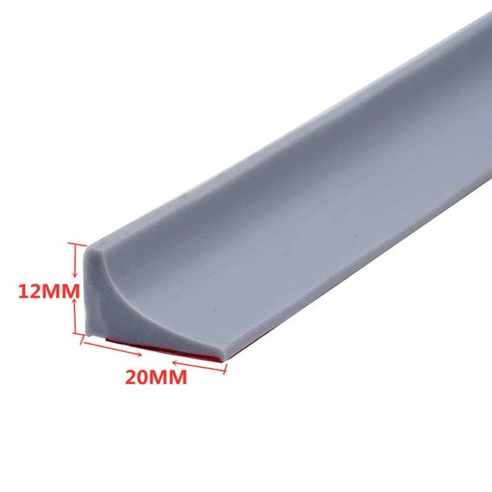 

80cm/100cm/200cm Bathroom Retention Water Barrier Strip Basin Water Stopper Water Retaining Strip Dry & Wet Separation Strip Bar