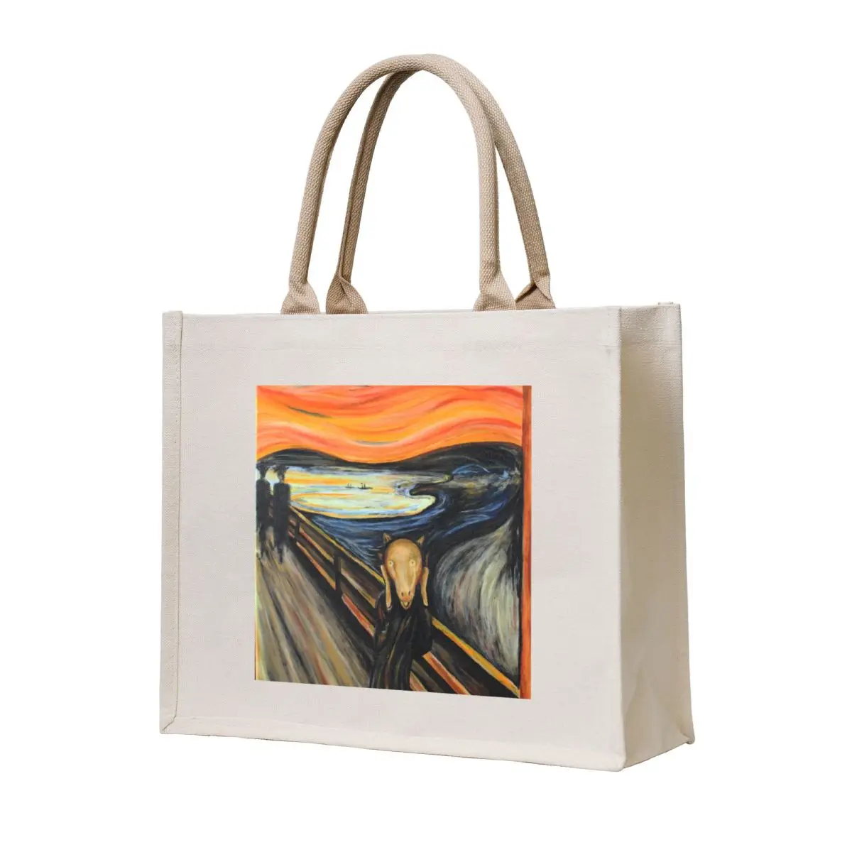 

The Screambiscuit Tote Bag Large bags for women Fabric bag custom tote bag