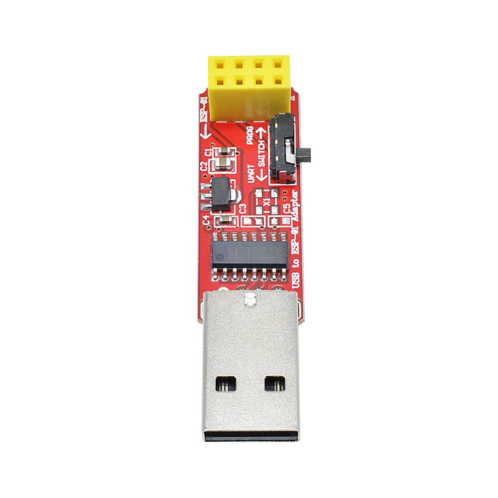 CH340C driver USB to ESP8266 adapter module ESP-01 Prog ESP-01S programmer downloader WIFI adapter board module