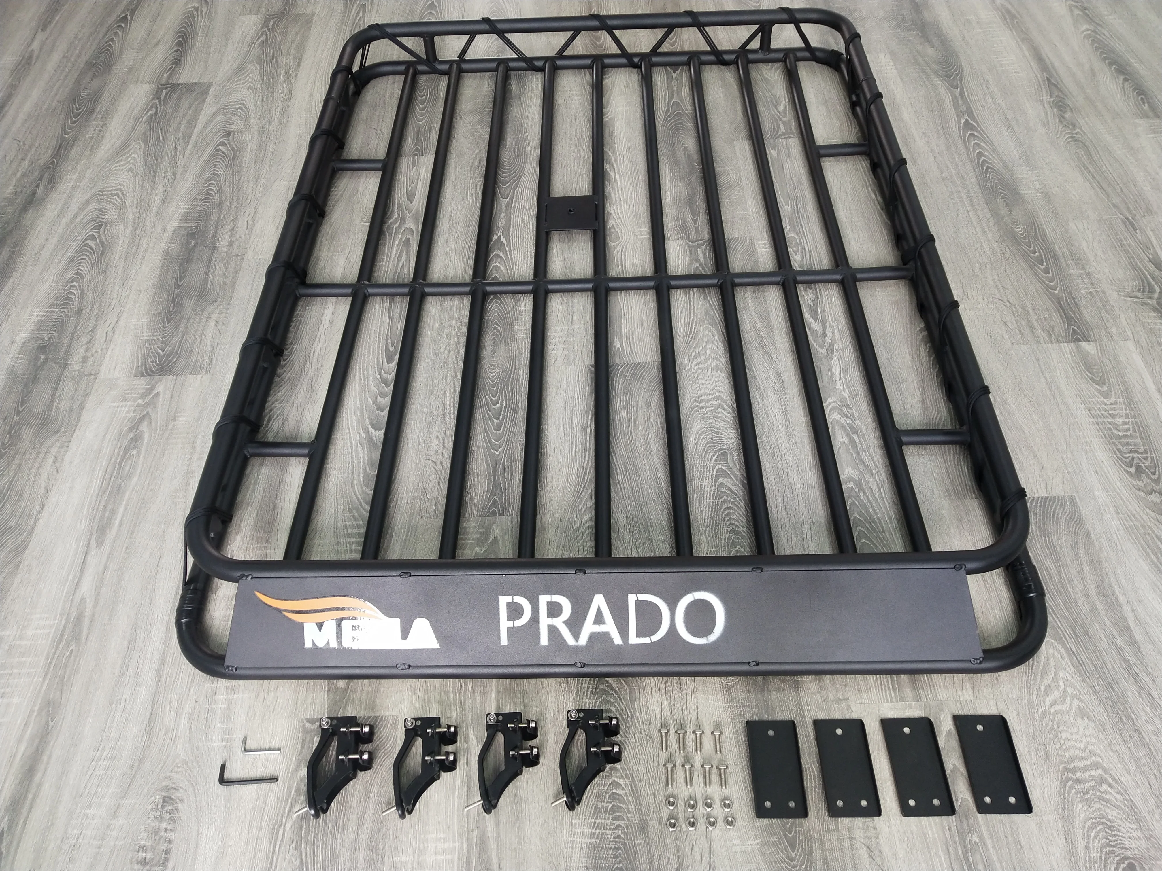 YH-E-009 High quality 32mm thickness iron/stainless roof rack luggage rack roof basket for Prado/Landcruiser/Patrol/Renegade