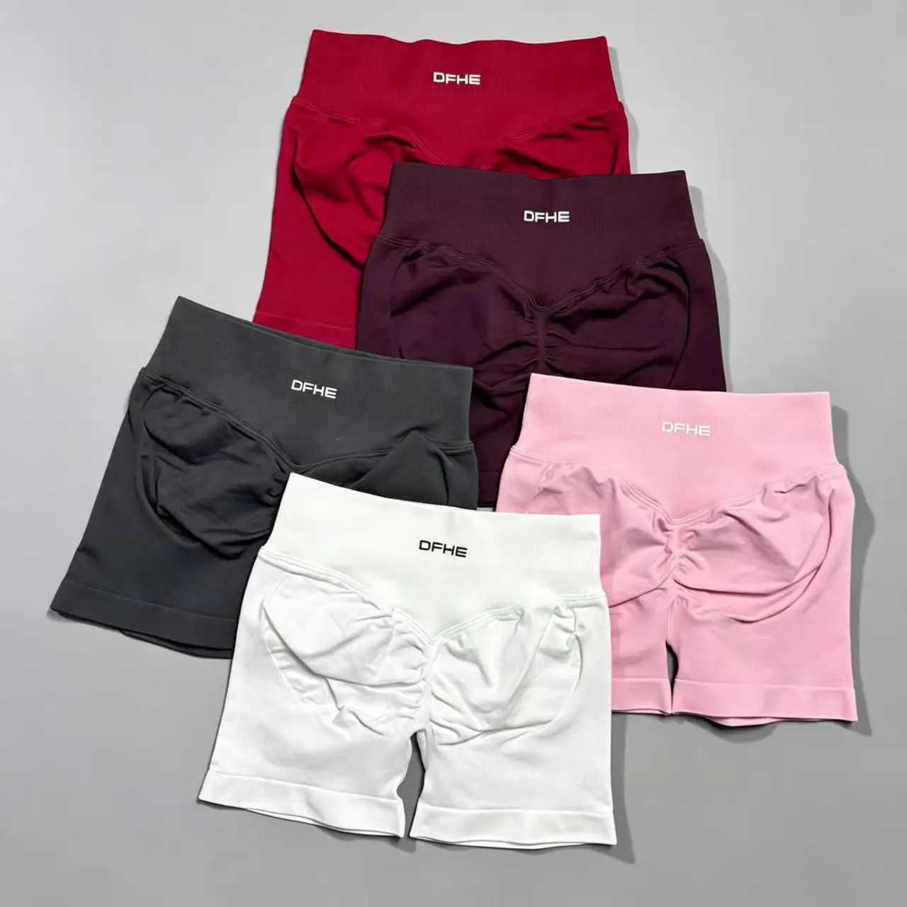 DF ImpactWomen Fitness Workout Shorts Yoga High Waist Lift Butt Fitness Shorts Gym Running Sportswear Women Push Up Gym Leggings
