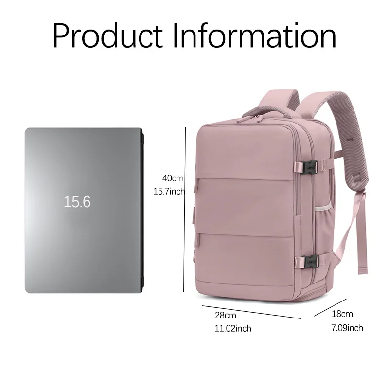 レディースおよびメンズトラベルバックパック、小型カジュアルバックパック、14インチラップトップバックパック、ビジネス、レジャー、週末