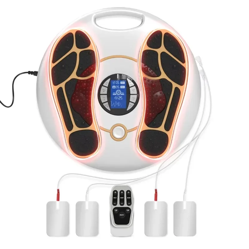 Deep Kneading Vibration Leg Massage Electric Pulse EMS with Remote Control Foot Massager