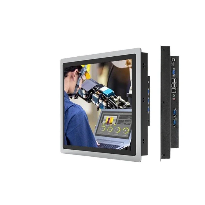 

10/12/15/17/19 inch industrial control computer embedded capacitor resistor Android workshop dust industrial compute