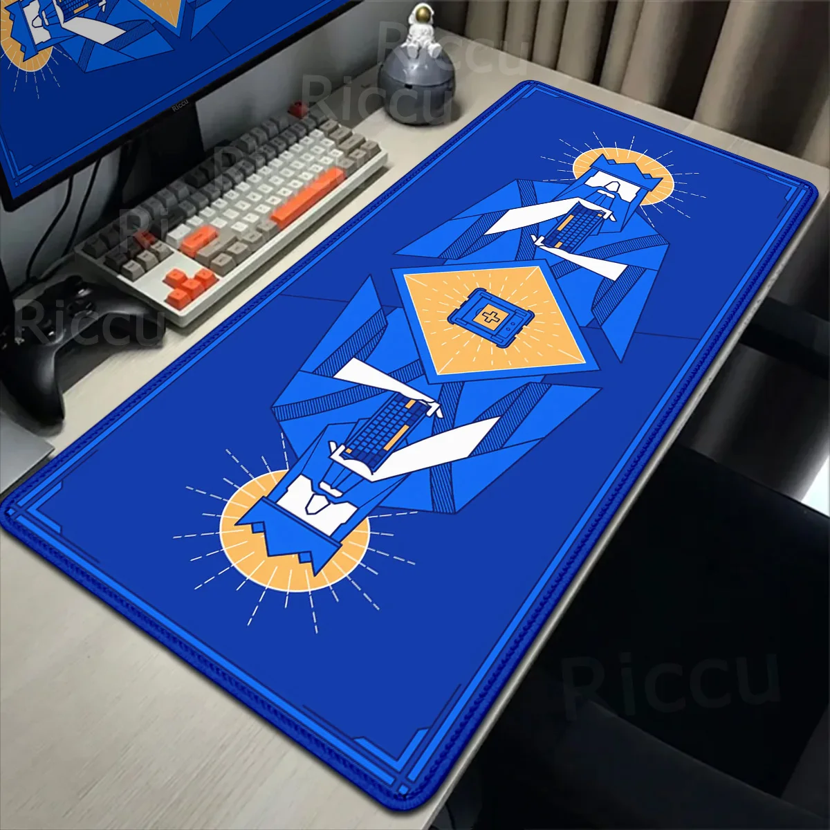 Kawaii Mousepad New Art Design Desk Mat Large Computer Tarot And Keyboard Cushion Gaming Accessories 40x90cm Lock Edge Mouse Pad