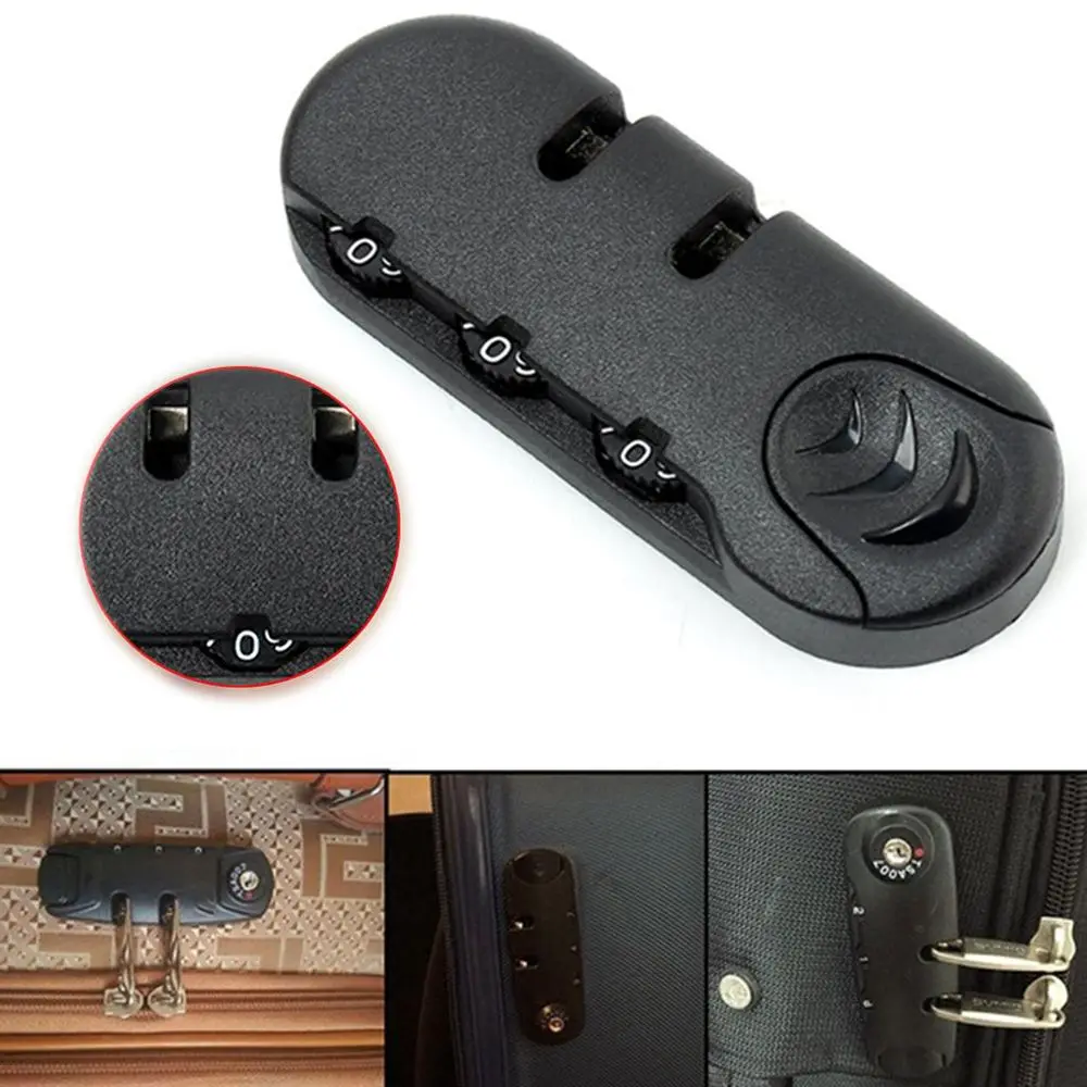 

3 Digit Fixed Lock Bag Accessories Anti-theft Locks Combination Padlock Luggage Suitcase Lock Code Lock