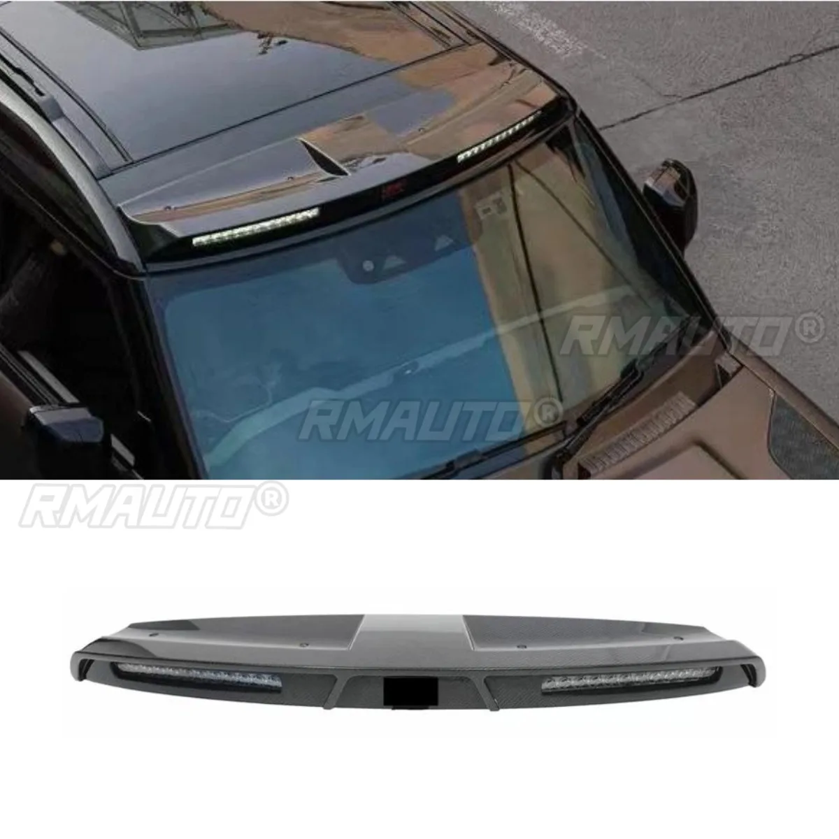 Car Dome Light Decorative Strips Body Kit For Land Rover Defender 2020+ Overhead Light Toplight Modification Part