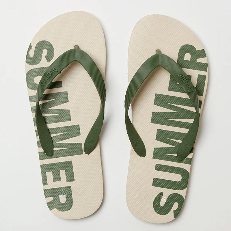 

Men's Anti-Slip Thong Slippers Comfortable Outdoor Sandals Breathable PVC Upper Rubber Foam Sole Casual Slip-On Summer Shoes