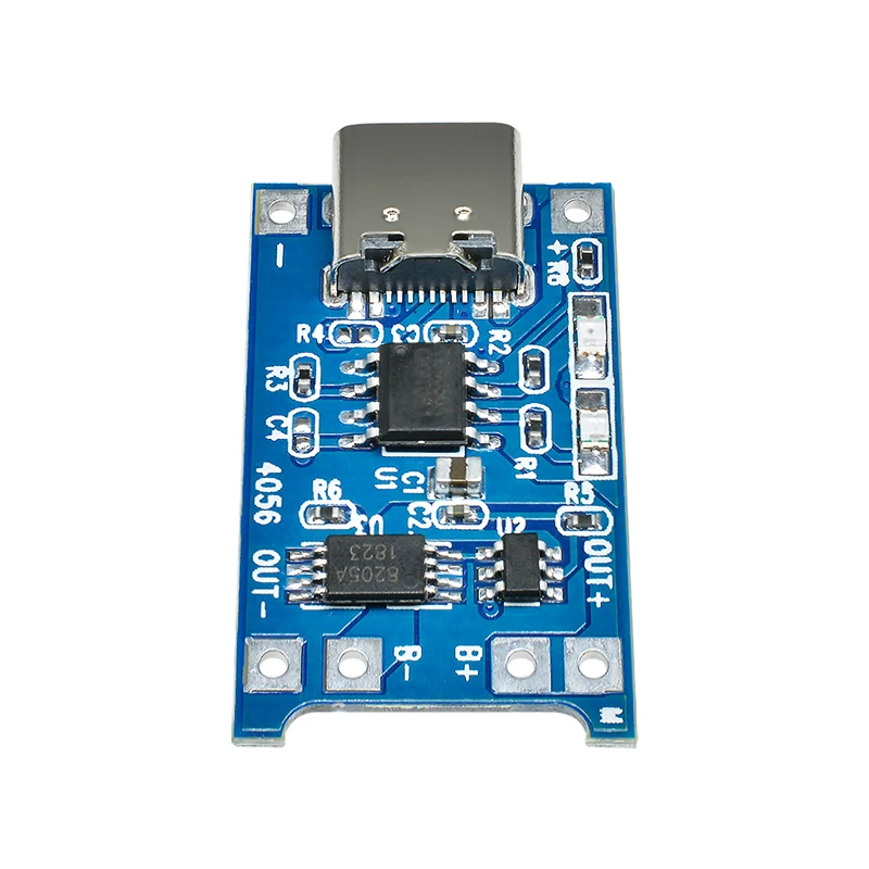 Papan pengisi daya baterai Lithium, 5 buah 5V 1A mikro/tipe-c/Mini 18650 TP4056 papan pengisi daya dengan perlindungan fungsi ganda Li-ion