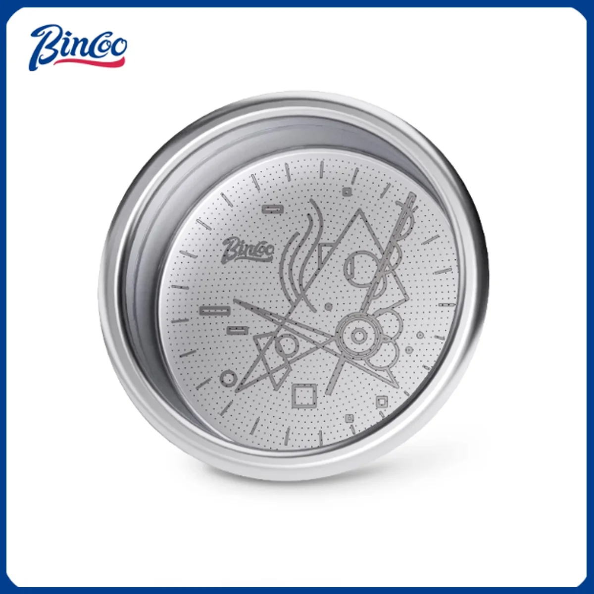 BINCOO Coffee Espresso Filter Basket Precision 51/58.5mm Coffee Machine Handle High Extraction Powder Bowl Portafilter 16/18/20g