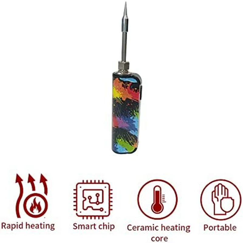 1 Piece Wireless Soldering Iron Kit USB Welding Repair Tool Cordless Soldering Iron For Repair