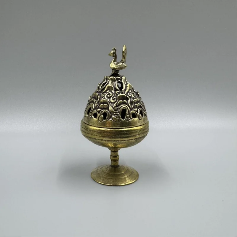 Antique Collectible Artifacts: Vermilion Bird Bronze Incense Ornament