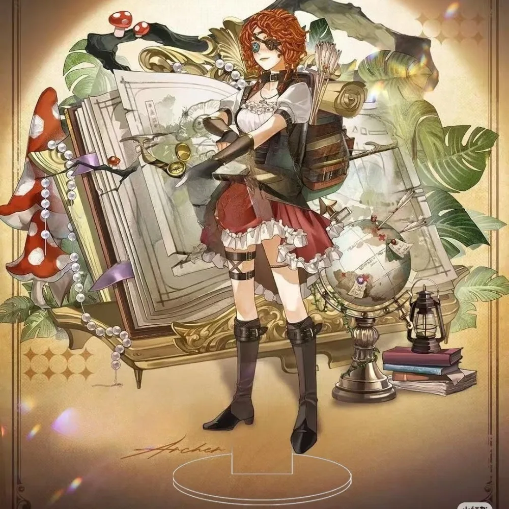 Game Identity V Millennium Book Journey Series Brennhilde Vilulf‌ Aesop Carl Acrylic Standing Sign Plaque Desktop Presentation