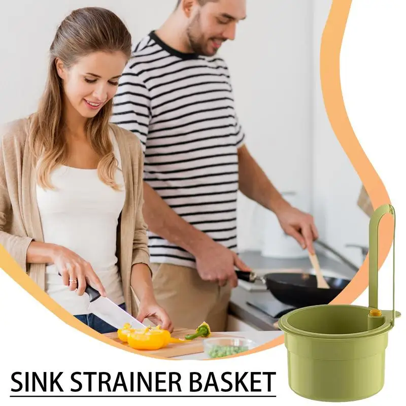 Sink Strainer Basket Anti-Clogging Drain Basket For Sink Kitchen Tool Fruits Washing Drains Colander For Counter Home Apartment
