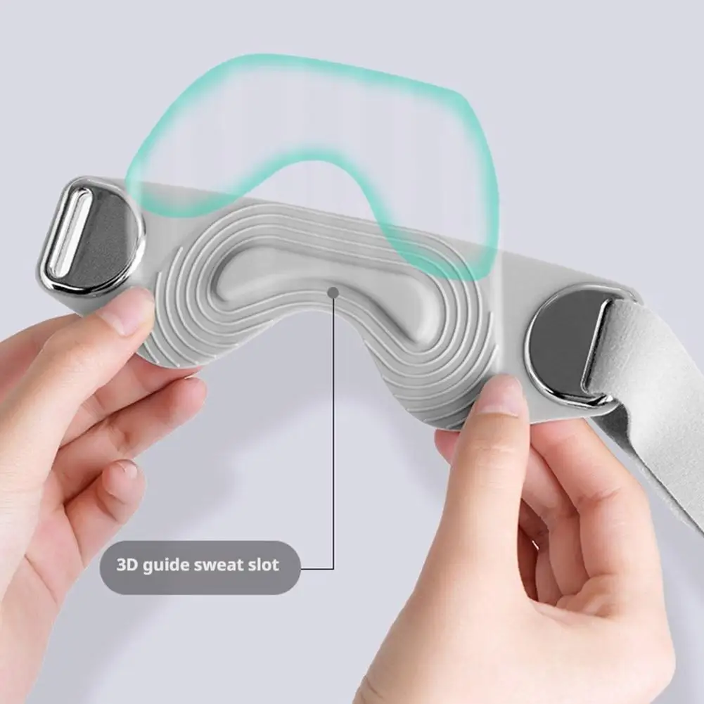 Verstellbares Rutschfestes Patella-Band Stabilisator Kniebandage Silikon Kniescheibensehnen-Stützband mit 3D-Airbag für Sport – Detail 16